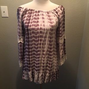 Very cute tie dye tunic top size small